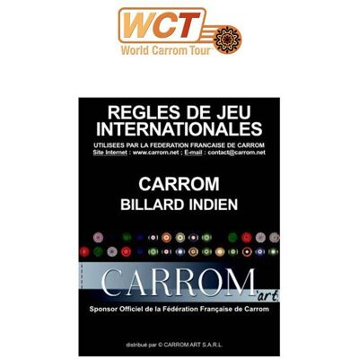 ART Règles de Jeu Internationales : Carrom - Publicité ART Règles de Jeu Internationales : Carrom - Publicité