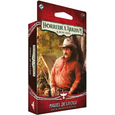 Fantasy Flight Games Horreur à Arkham JCE 2026 - Extension Investigateur Miguel de la Cruz - Publicité Fantasy Flight Games Horreur à Arkham JCE 2026 - Extension Investigateur Miguel de la Cruz - Publicité