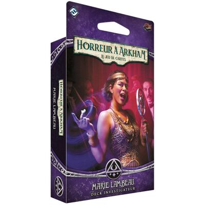 Fantasy Flight Games Horreur à Arkham JCE 2026 - Extension Investigateur Marie Lambeau - Publicité Fantasy Flight Games Horreur à Arkham JCE 2026 - Extension Investigateur Marie Lambeau - Publicité