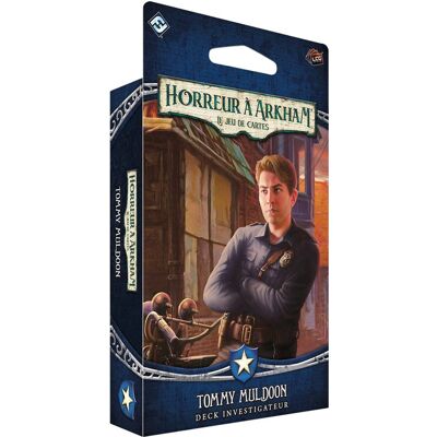 Fantasy Flight Games Horreur à Arkham JCE 2026 - Extension Investigateur Tommy Muldoon - Publicité Fantasy Flight Games Horreur à Arkham JCE 2026 - Extension Investigateur Tommy Muldoon - Publicité