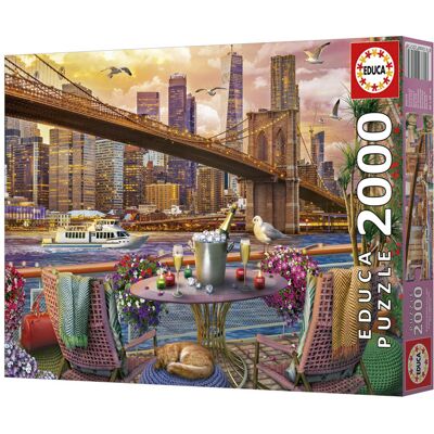 EDUCA BORRAS Puzzle 2000 pcs New-York Romance - Educa - Publicité EDUCA BORRAS Puzzle 2000 pcs New-York Romance - Educa - Publicité