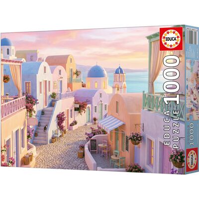EDUCA BORRAS Puzzle 1000 pcs Santorin de Rêve - Educa - Publicité EDUCA BORRAS Puzzle 1000 pcs Santorin de Rêve - Educa - Publicité
