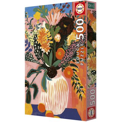 EDUCA BORRAS Puzzle 500 pcs Fleurs bohême - Educa - Publicité EDUCA BORRAS Puzzle 500 pcs Fleurs bohême - Educa - Publicité