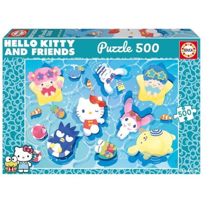 EDUCA BORRAS Puzzle 500 pcs Hello Kitty - Educa - Publicité EDUCA BORRAS Puzzle 500 pcs Hello Kitty - Educa - Publicité