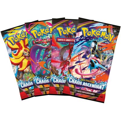 Pokémon : ME04 Chaos Ascendant - Booster à l'unité - Publicité Pokémon : ME04 Chaos Ascendant - Booster à l'unité - Publicité