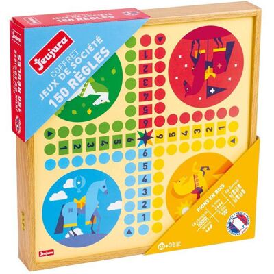 coffret de Jeux Classiques 150 règles - Jeujura - Publicité coffret de Jeux Classiques 150 règles - Jeujura - Publicité