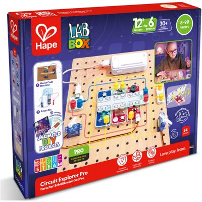 Lab Box : Circuit Explorer Pro - Hape - Publicité Lab Box : Circuit Explorer Pro - Hape - Publicité