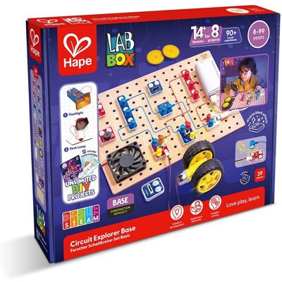 Lab Box : Circuit Explorer Basic - Hape - Publicité Lab Box : Circuit Explorer Basic - Hape - Publicité
