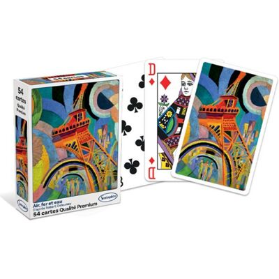 Jeu de 54 cartes Robert Delaunay Air, fer et l'eau - Sentosphère - Publicité Jeu de 54 cartes Robert Delaunay Air, fer et l'eau - Sentosphère - Publicité