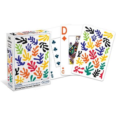 Jeu de 54 cartes Inspiré par Henri Matisse La Gerbe - Sentosphère - Publicité Jeu de 54 cartes Inspiré par Henri Matisse La Gerbe - Sentosphère - Publicité