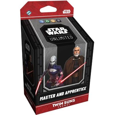 Fantasy Flight Games Star Wars Unlimited : Twin Suns Deck Master and Apprentice EN - Publicité Fantasy Flight Games Star Wars Unlimited : Twin Suns Deck Master and Apprentice EN - Publicité