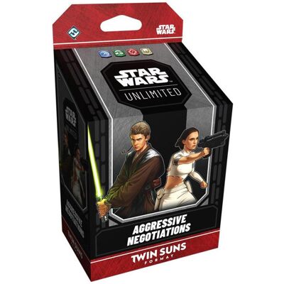 Fantasy Flight Games Star Wars Unlimited : Twin Suns Deck Agressive Negotiations EN - Publicité Fantasy Flight Games Star Wars Unlimited : Twin Suns Deck Agressive Negotiations EN - Publicité