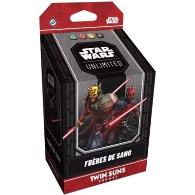 Fantasy Flight Games Star Wars Unlimited : Twin Suns Deck Frères de Sang FR - Publicité Fantasy Flight Games Star Wars Unlimited : Twin Suns Deck Frères de Sang FR - Publicité