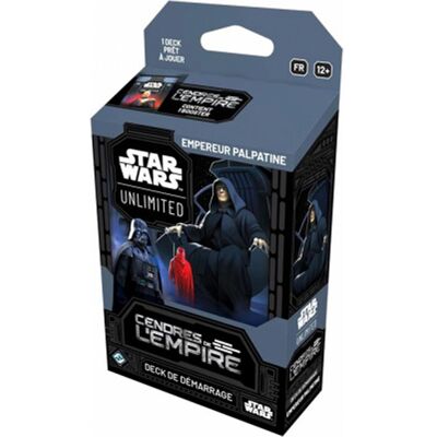 Fantasy Flight Games Star Wars Unlimited : Cendres de lEmpire - Deck de Démarrage : Empereur Palpatine - Publicité Fantasy Flight Games Star Wars Unlimited : Cendres de lEmpire - Deck de Démarrage : Empereur Palpatine - Publicité