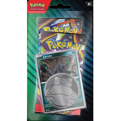Pokémon : Pack 2 boosters Zarude (Blister CHECKLANE) - Publicité Pokémon : Pack 2 boosters Zarude (Blister CHECKLANE) - Publicité