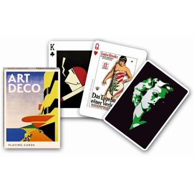Jeu de 55 cartes Art Déco - Piatnik - Publicité Jeu de 55 cartes Art Déco - Piatnik - Publicité