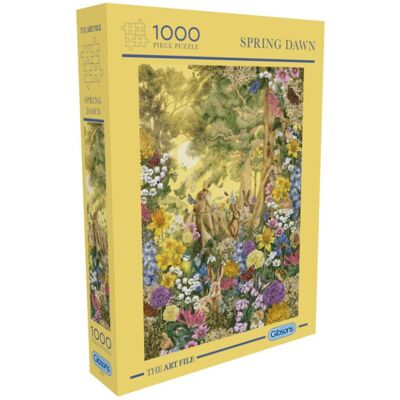 Puzzle The Art File 1000 pcs : Spring Dawn - Gibsons - Publicité Puzzle The Art File 1000 pcs : Spring Dawn - Gibsons - Publicité