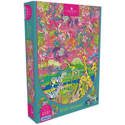 Puzzle 1000 pcs Turnowsky : Wild Savannah - Gibsons - Publicité Puzzle 1000 pcs Turnowsky : Wild Savannah - Gibsons - Publicité