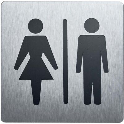Alco - 90x90mm - Femmes - Hommes - Pictogramme - Publicité Alco - 90x90mm - Femmes - Hommes - Pictogramme - Publicité