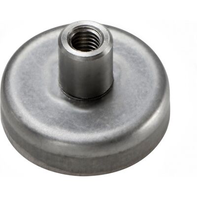 SPRINTIS 13 Unités - Aimants en pot en ferrite avec manchon fileté 25 mm 16 mm ferrite acier inoxydable, argent - Publicité SPRINTIS 13 Unités - Aimants en pot en ferrite avec manchon fileté 25 mm 16 mm ferrite acier inoxydable, argent - Publicité