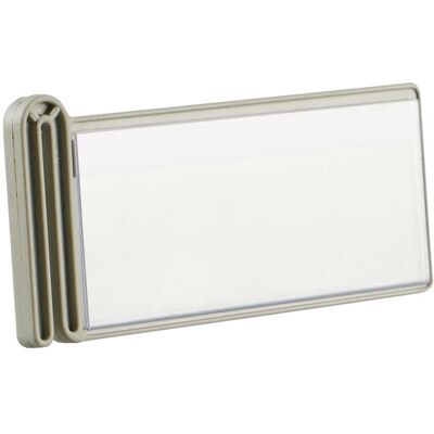 SPRINTIS Porte-étiquette pour trieur mural grand, plastique, gris clair - Publicité SPRINTIS Porte-étiquette pour trieur mural grand, plastique, gris clair - Publicité