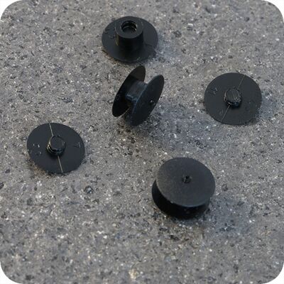 SPRINTIS 100 Unités - Œillets de pression en plastique, modèle fin noir 1.5 mm 10 mm, polyamide - Publicité SPRINTIS 100 Unités - Œillets de pression en plastique, modèle fin noir 1.5 mm 10 mm, polyamide - Publicité