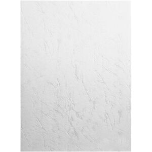 SPRINTIS 100 Unités - Couverture de reliure A4, cuir blanc,