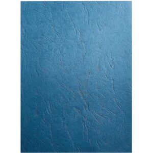 SPRINTIS 100 Unités - Couverture de reliure A4, cuir bleu,