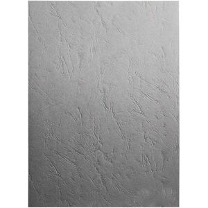 SPRINTIS 100 Unités - Couverture de reliure A4, cuir gris,