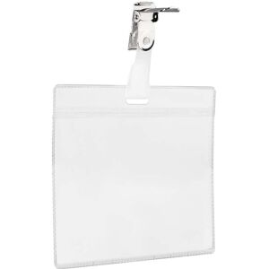 SPRINTIS 100 Unités - Porte-badges format A7, format paysage, avec attache pour bretelles, PVC souple, transparent - Publicité SPRINTIS 100 Unités - Porte-badges format A7, format paysage, avec attache pour bretelles, PVC souple, transparent - Publicité