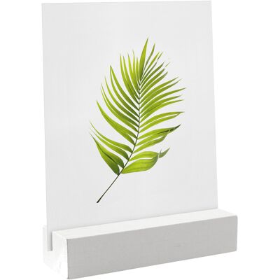 SPRINTIS Porte-carte bois 100 mm blanc insertion droite peint - Publicité SPRINTIS Porte-carte bois 100 mm blanc insertion droite peint - Publicité