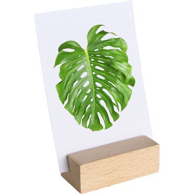 SPRINTIS Porte-carte bois 60 mm Hêtre insertion inclinée naturel, bois de hêtre - Publicité SPRINTIS Porte-carte bois 60 mm Hêtre insertion inclinée naturel, bois de hêtre - Publicité