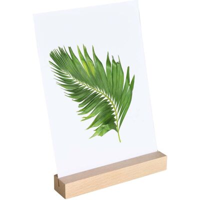 SPRINTIS Porte-carte bois 150 mm Hêtre insertion inclinée naturel, bois de hêtre - Publicité SPRINTIS Porte-carte bois 150 mm Hêtre insertion inclinée naturel, bois de hêtre - Publicité