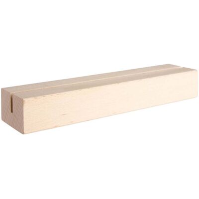 SPRINTIS Porte-cartes en bois, base pour système de connexion variable MODUL 210 mm bois de hêtre fente d'insertion droite - Publicité SPRINTIS Porte-cartes en bois, base pour système de connexion variable MODUL 210 mm bois de hêtre fente d'insertion droite - Publicité