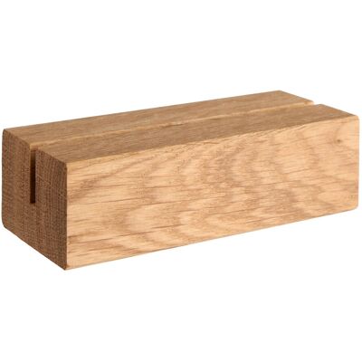 SPRINTIS Porte-cartes en bois, base pour système de connexion variable MODUL insertion droite 100 mm bois de chêne - Publicité SPRINTIS Porte-cartes en bois, base pour système de connexion variable MODUL insertion droite 100 mm bois de chêne - Publicité