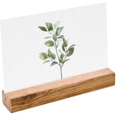 SPRINTIS Porte-carte bois 150 mm Chêne insertion inclinée huilé, bois de chêne - Publicité SPRINTIS Porte-carte bois 150 mm Chêne insertion inclinée huilé, bois de chêne - Publicité
