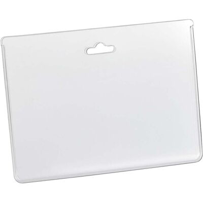 SPRINTIS 100 Unités - Porte-badges format carte bancaire, format paysage, film arrière PVC rigide, avec trou euro, transparent - Publicité SPRINTIS 100 Unités - Porte-badges format carte bancaire, format paysage, film arrière PVC rigide, avec trou euro, transparent - Publicité