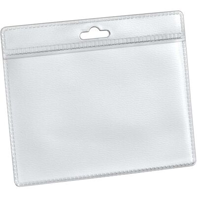 SPRINTIS 50 Unités - Porte-badges format carte bancaire, bord de suspension transparent, PVC souple - Publicité SPRINTIS 50 Unités - Porte-badges format carte bancaire, bord de suspension transparent, PVC souple - Publicité