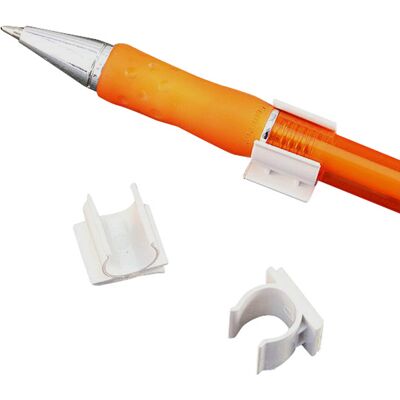 SPRINTIS 100 Unités - Porte-stylos, auto-adhésif blanc 12 x 15 mm, PC - Publicité SPRINTIS 100 Unités - Porte-stylos, auto-adhésif blanc 12 x 15 mm, PC - Publicité