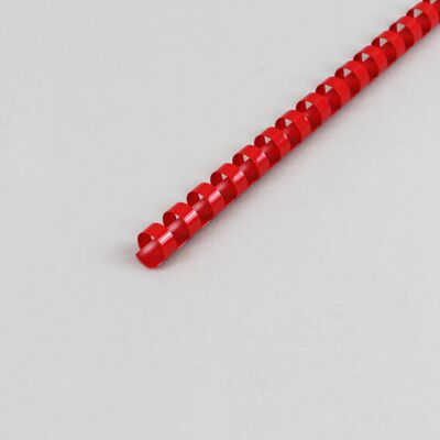 SPRINTIS 100 Spirales plastiques pour reliure A4, rond 12 mm rouge, PVC - Publicité SPRINTIS 100 Spirales plastiques pour reliure A4, rond 12 mm rouge, PVC - Publicité