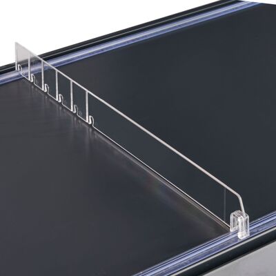 SPRINTIS Séparateur « Flexible » sans butée, transparent 30 mm 485 mm, Polycarbonate - Publicité SPRINTIS Séparateur « Flexible » sans butée, transparent 30 mm 485 mm, Polycarbonate - Publicité