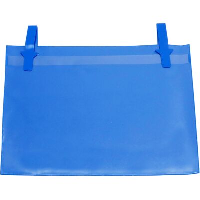 SPRINTIS 10 Unités - Pochette d’identification pour les caisses-palettes métalliques, avec languettes de fixation A4 Format paysage, PVC souple, bleu - Publicité SPRINTIS 10 Unités - Pochette d’identification pour les caisses-palettes métalliques, avec languettes de fixation A4 Format paysage, PVC souple, bleu - Publicité