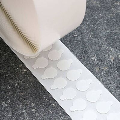 SPRINTIS Pastilles adhésives en acrylate pur double face, épaisseur 0,5 mm, adhérence forte/forte 20 mm 1000 pcs, papier, hautement transparents - Publicité SPRINTIS Pastilles adhésives en acrylate pur double face, épaisseur 0,5 mm, adhérence forte/forte 20 mm 1000 pcs, papier, hautement transparents - Publicité