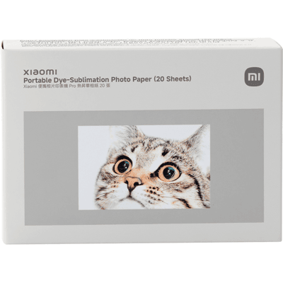 Xiaomi Portable Dye-Sublimation Photo Paper (20 Sheets) - Publicité Xiaomi Portable Dye-Sublimation Photo Paper (20 Sheets) - Publicité