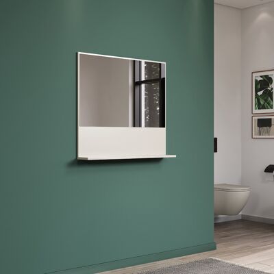 Deladeco Miroir de salle de bain coloris cachemire Paolo Cachemire/chêne Cachemire/chêne - Publicité Deladeco Miroir de salle de bain coloris cachemire Paolo Cachemire/chêne Cachemire/chêne - Publicité