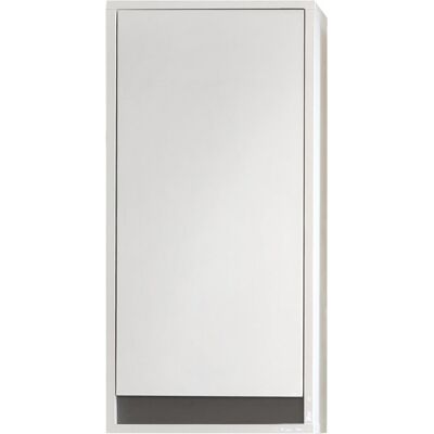 Deladeco Meuble haut de salle de bain moderne blanc Solena Blanc brillant Blanc brillant - Publicité Deladeco Meuble haut de salle de bain moderne blanc Solena Blanc brillant Blanc brillant - Publicité