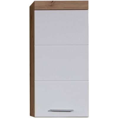Deladeco Meuble haut de salle de bains contemporain chêne/blanc brillant Alouette Chêne/blanc brillant Chêne/blanc brillant - Publicité Deladeco Meuble haut de salle de bains contemporain chêne/blanc brillant Alouette Chêne/blanc brillant Chêne/blanc brillant - Publicité