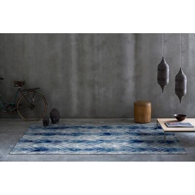 Deladeco Tapis Vivabita bleu intérieur plat Odin Bleu 160x230 Bleu 160x230 - Publicité Deladeco Tapis Vivabita bleu intérieur plat Odin Bleu 160x230 Bleu 160x230 - Publicité