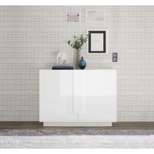 Balias Home Buffet/bahut moderne 2 portes blanc laqué brillant Uranus Blanc laqué brillant Blanc laqué brillant - Publicité Balias Home Buffet/bahut moderne 2 portes blanc laqué brillant Uranus Blanc laqué brillant Blanc laqué brillant - Publicité