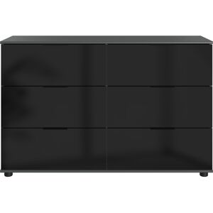 Deladeco Commode moderne 6 tiroirs graphite Adriana Anthracite Anthracite - Publicité Deladeco Commode moderne 6 tiroirs graphite Adriana Anthracite Anthracite - Publicité